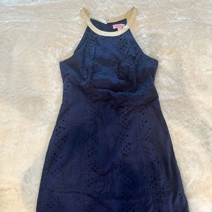 Lily Pulitzer dress (navy blue)